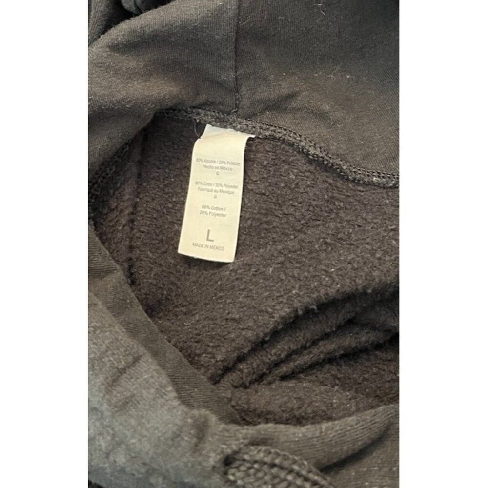 The Drive Clothing Mens Large Black Hoodie Sweatshirt Comfort Kills Fleece - Picture 4 of 4